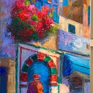 Couteau a l'huile Medina_2025 55x110 cm