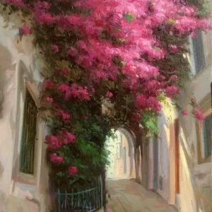 Huile sur toile Médina 2020 60x81 cm