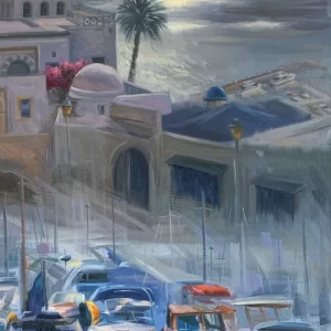 Huile sur toile Surréalisme 2024 60x90 cm