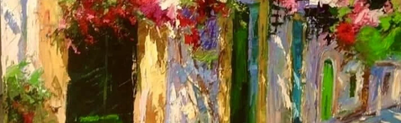 Huile sur toile_Porte de Mahdia_2009_73x54 cm