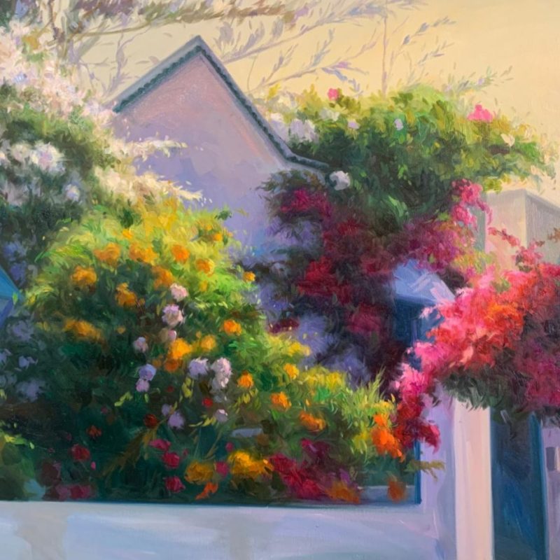 Sidi Bou Said 80x60 cm Huile sur Toile
